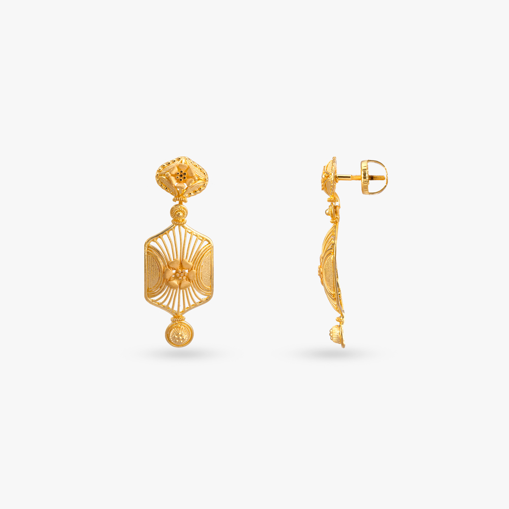 Plume Majesty Gold Necklace Set,,hi-res image number null