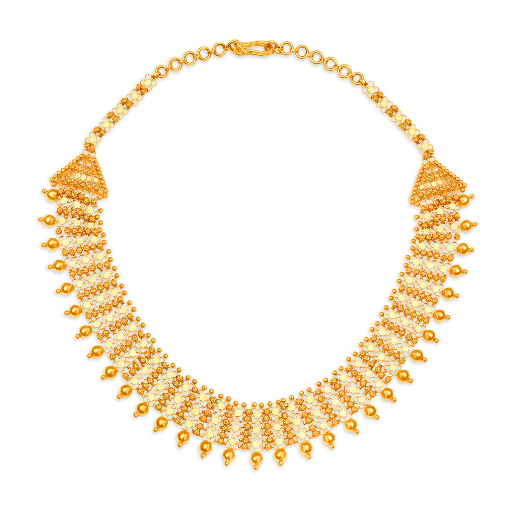 Ethereal Gold Chandanhaar for the Gujarati Bride,,hi-res image number null