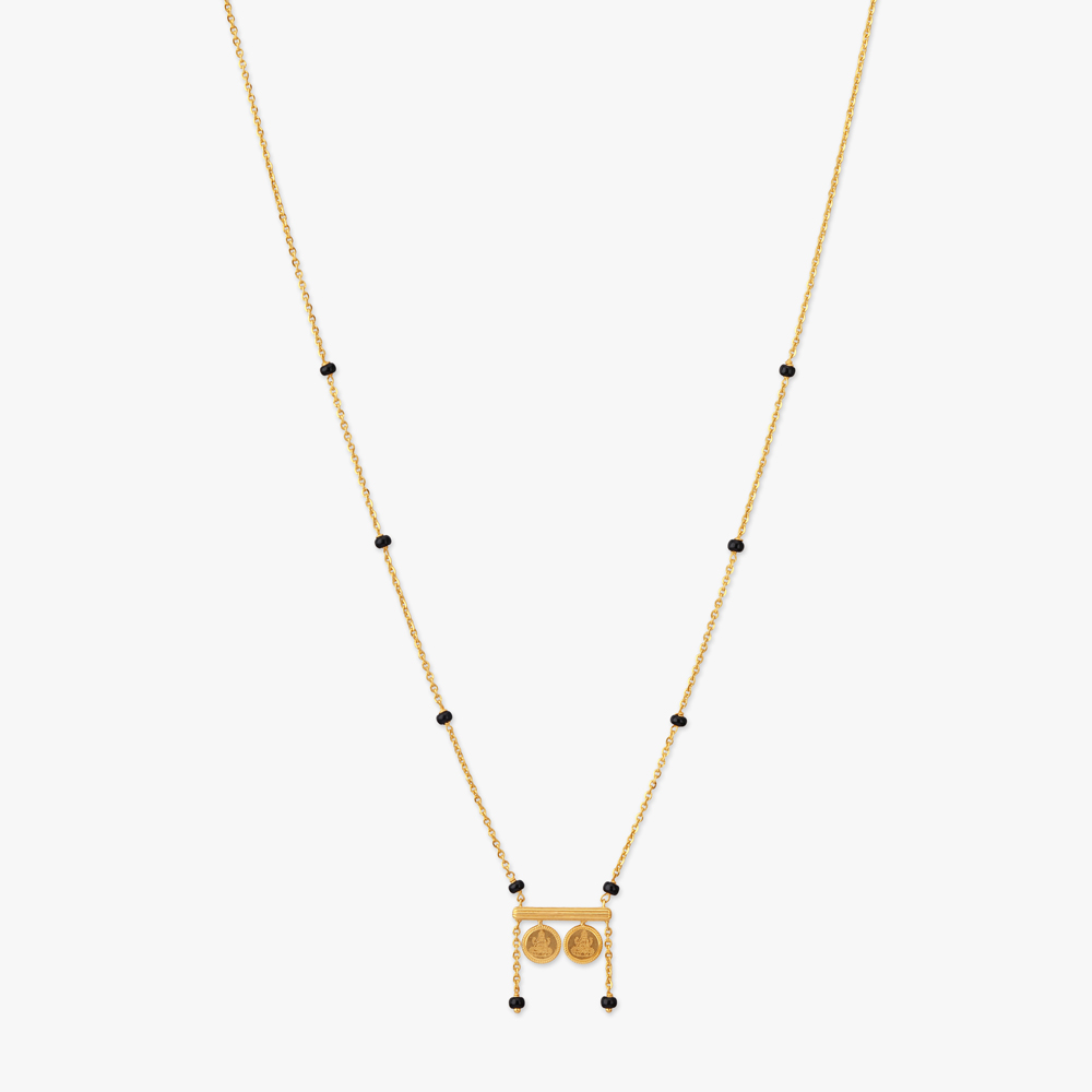 Dainty Lakshmi Gold Mangalsutra,,hi-res image number null