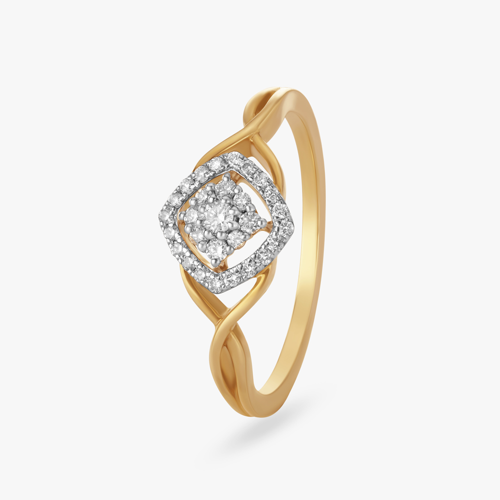 

Infinity Loop Diamond Finger Ring