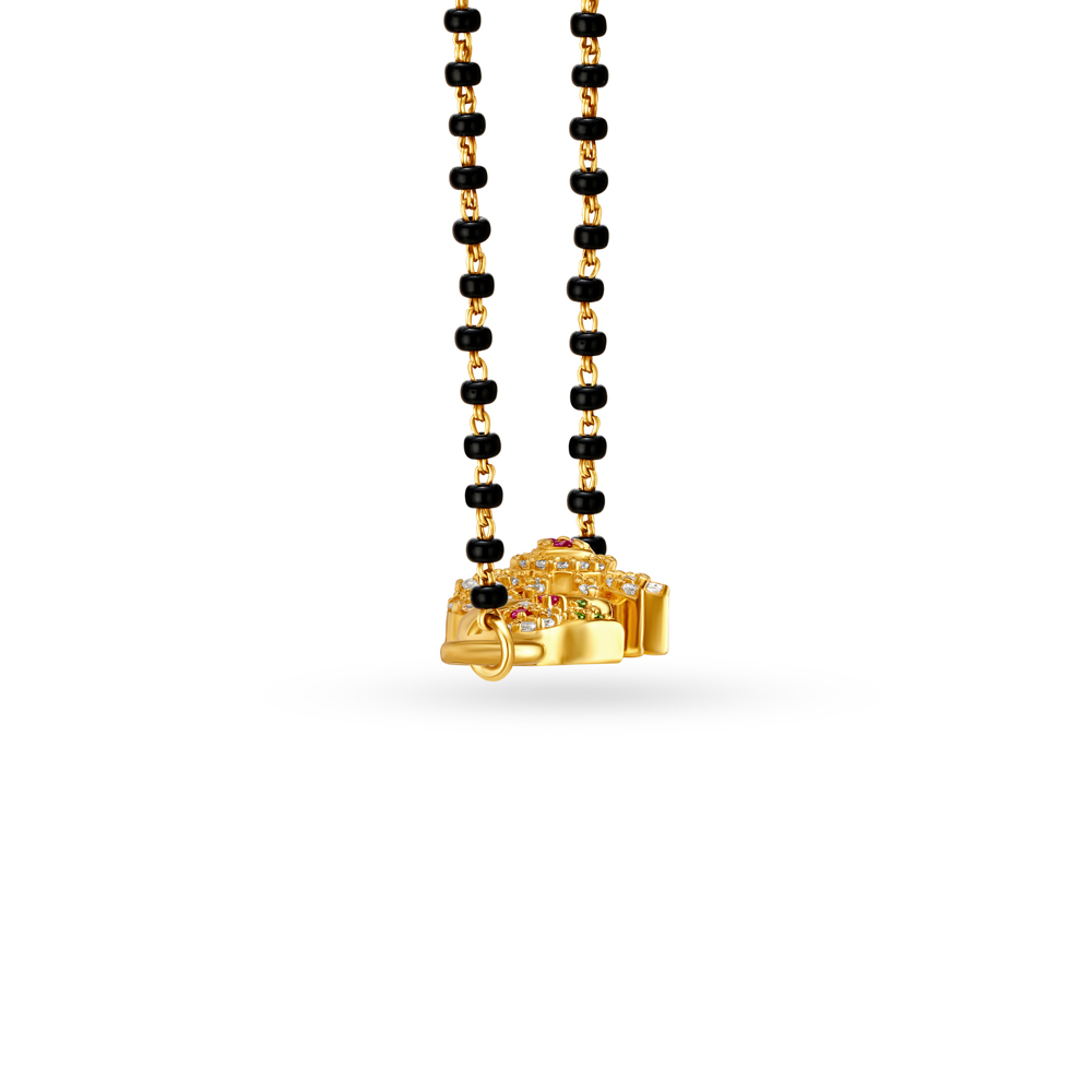 Traditional Bridal Gold Mugappu,,hi-res image number null