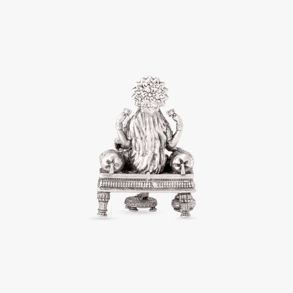 Mahalakshmi  Aura Silver Idol,,hi-res image number null