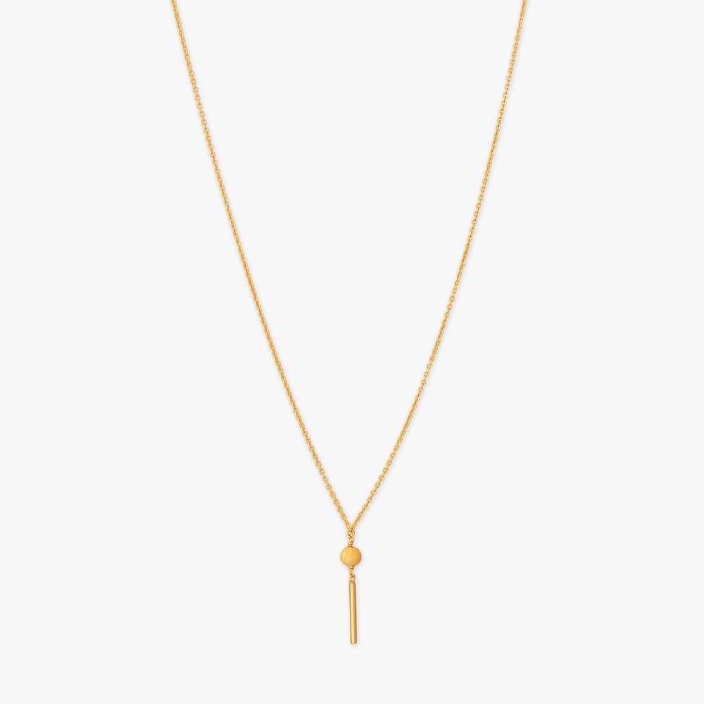 

Sleek Bar Gold Chain