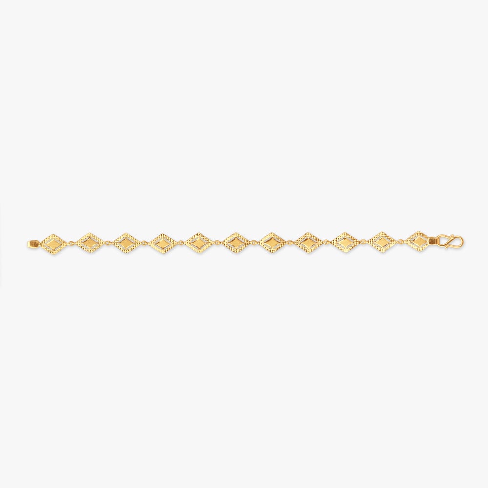 

Rhombus Rhythm Gold Bracelet