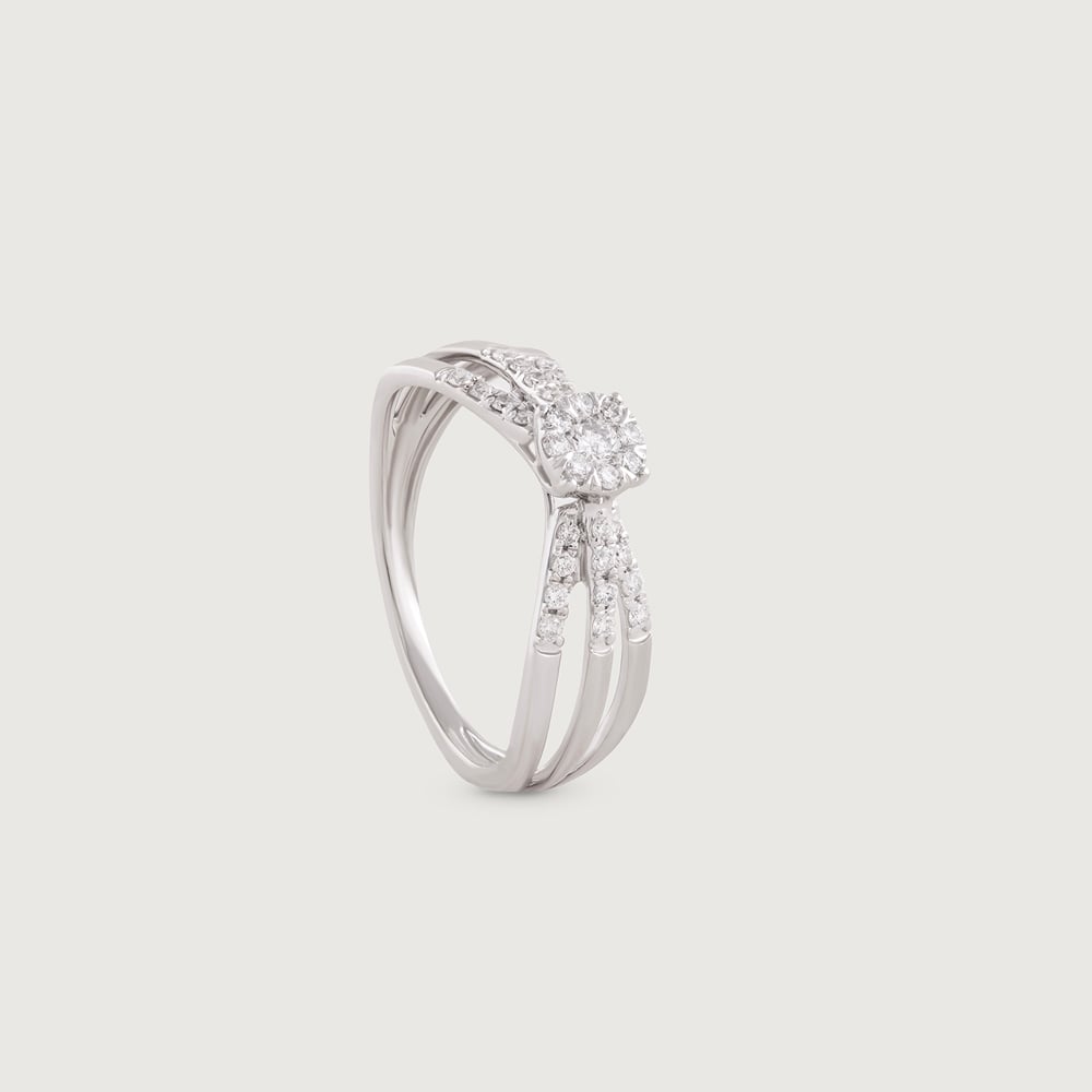 Forever Tied Gold & Diamond Finger Ring,,hi-res image number null