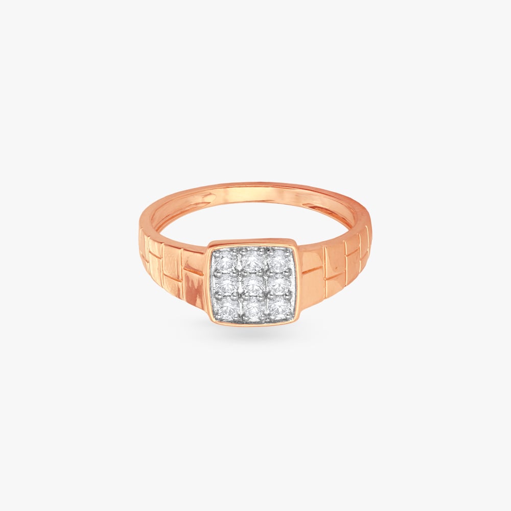 Brick Luxe Diamond Ring for men,,hi-res image number null