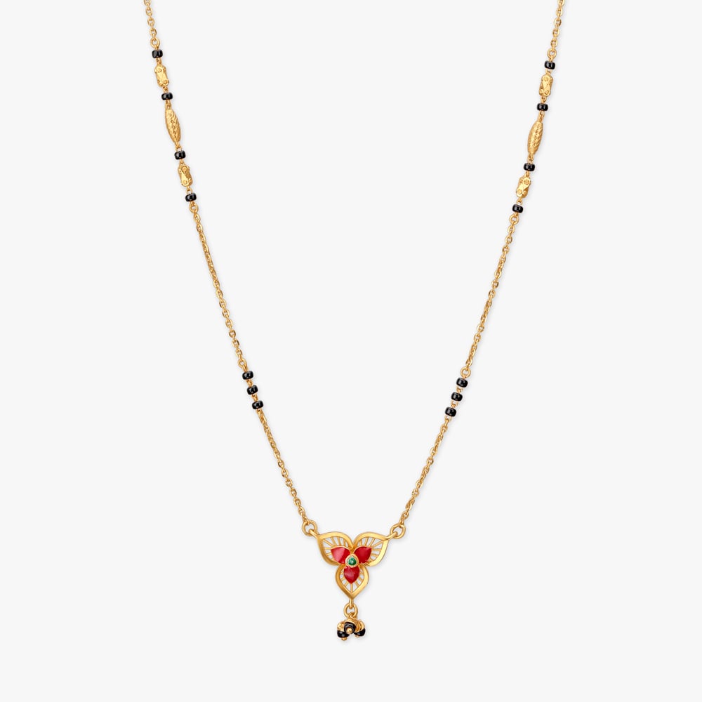 

Petal Flight Gold Mangalsutra