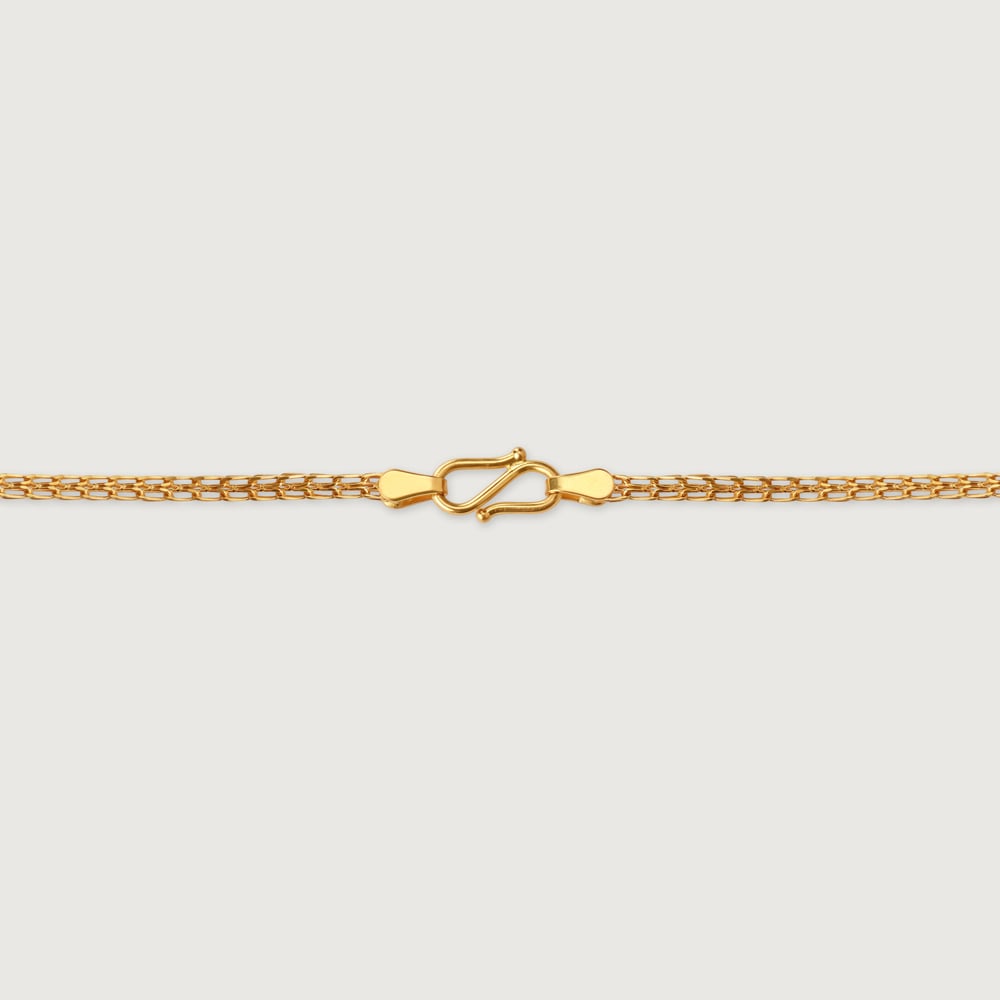 Dazzling Dangler 22 Kt Gold Chain,,hi-res image number null