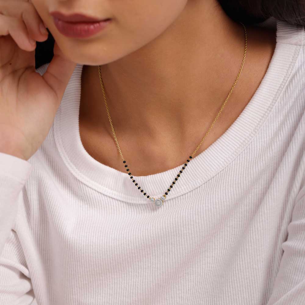 Sweet Chic Diamond Mangalsutra,,hi-res image number null
