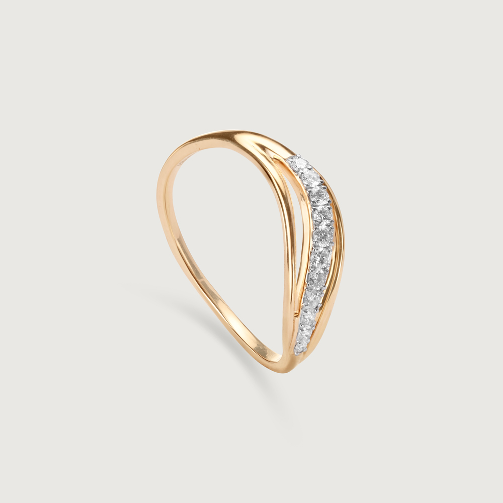 Eternal Elegance 14 Kt Gold & Diamond Ring,,hi-res image number null