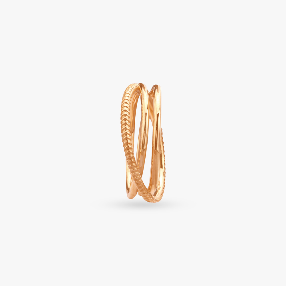 Weave Flow Gold Ring,,hi-res image number null