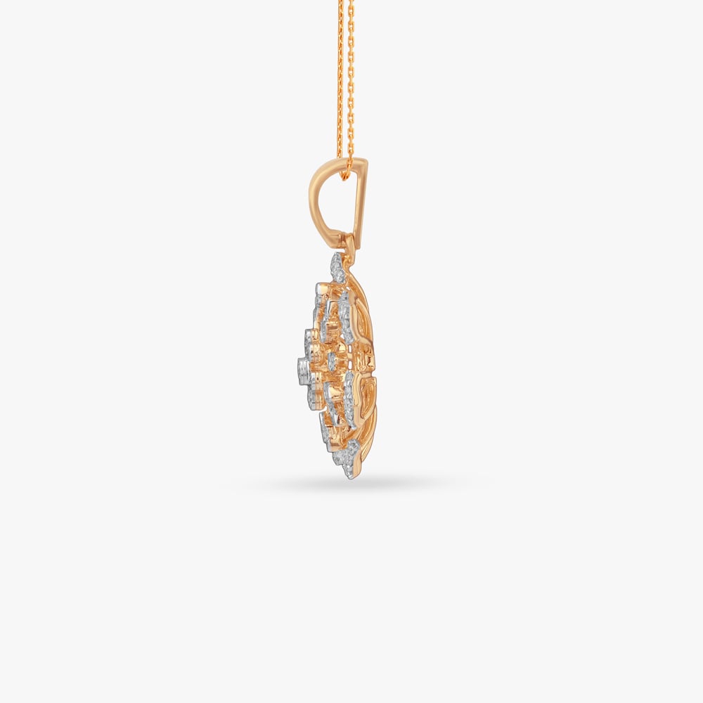 Snowflake Diamond Pendant Set,,hi-res image number null