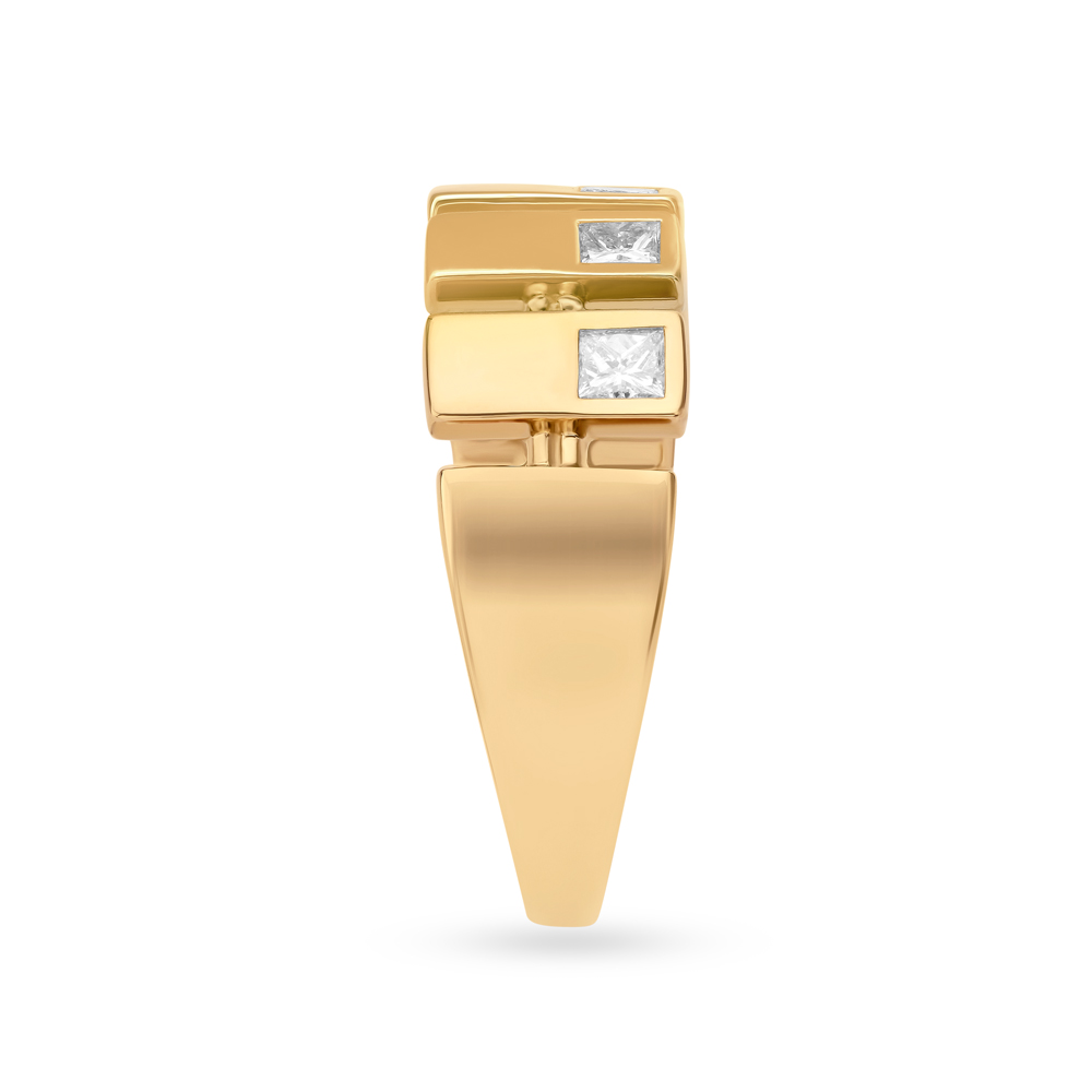Unique Diamond Finger Ring for Men,,hi-res image number null