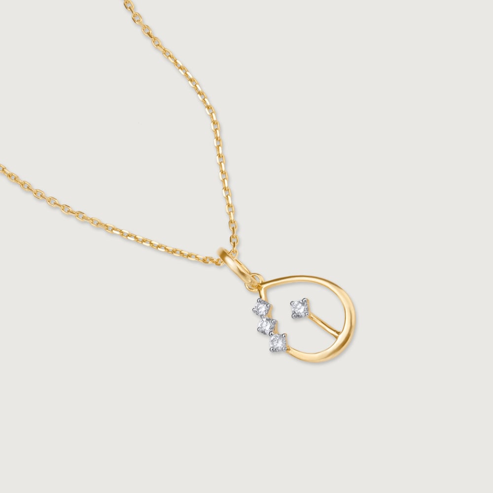Gleaming Teardrop Diamond Pendant,,hi-res image number null