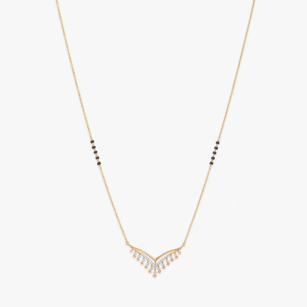 

Raindrop Symphony Diamond Mangalsutra