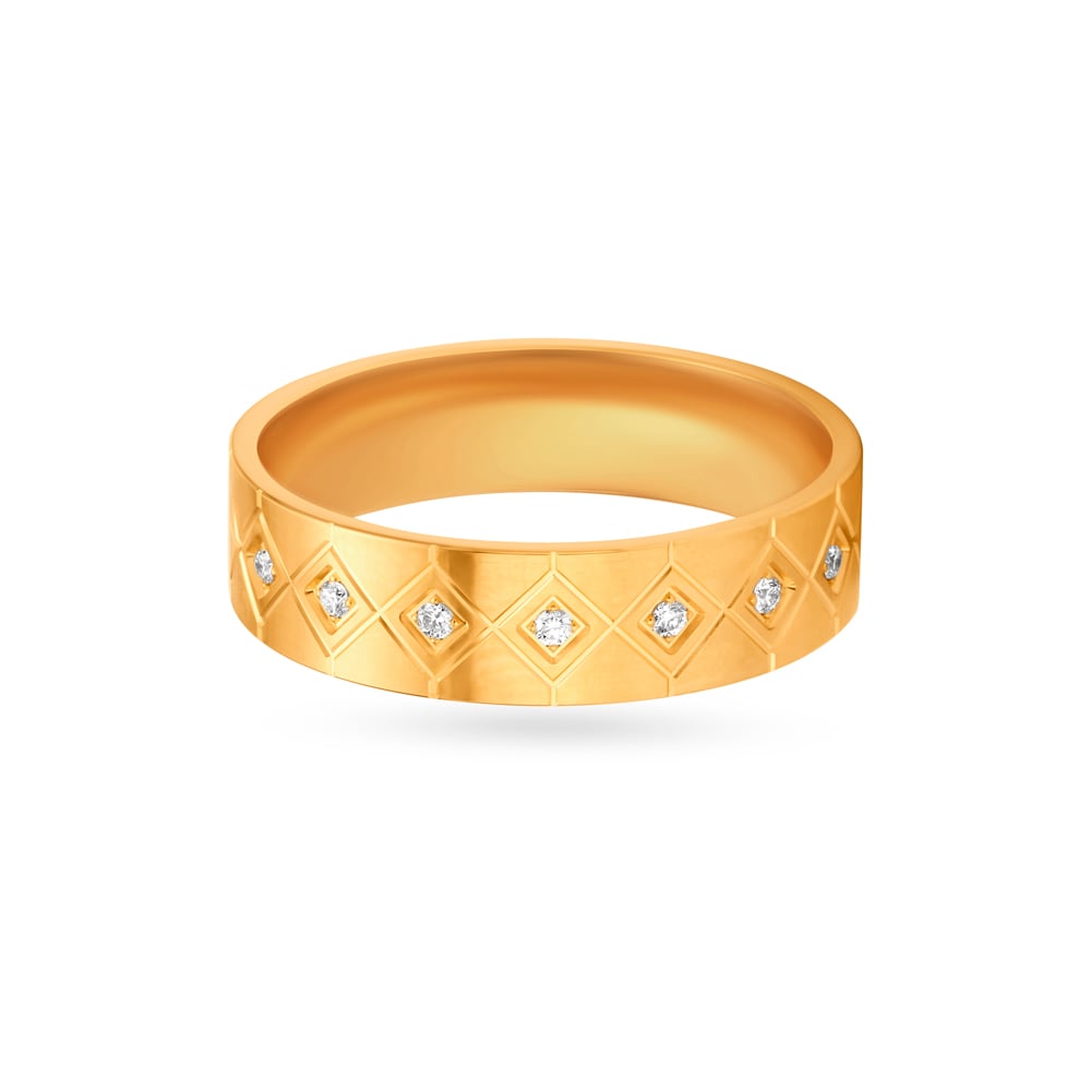 Textured Gold Finger Band,,hi-res image number null