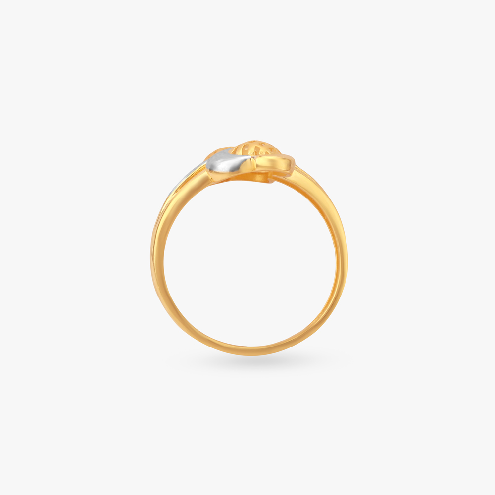 Twisted Bloom Gold Ring,,hi-res image number null