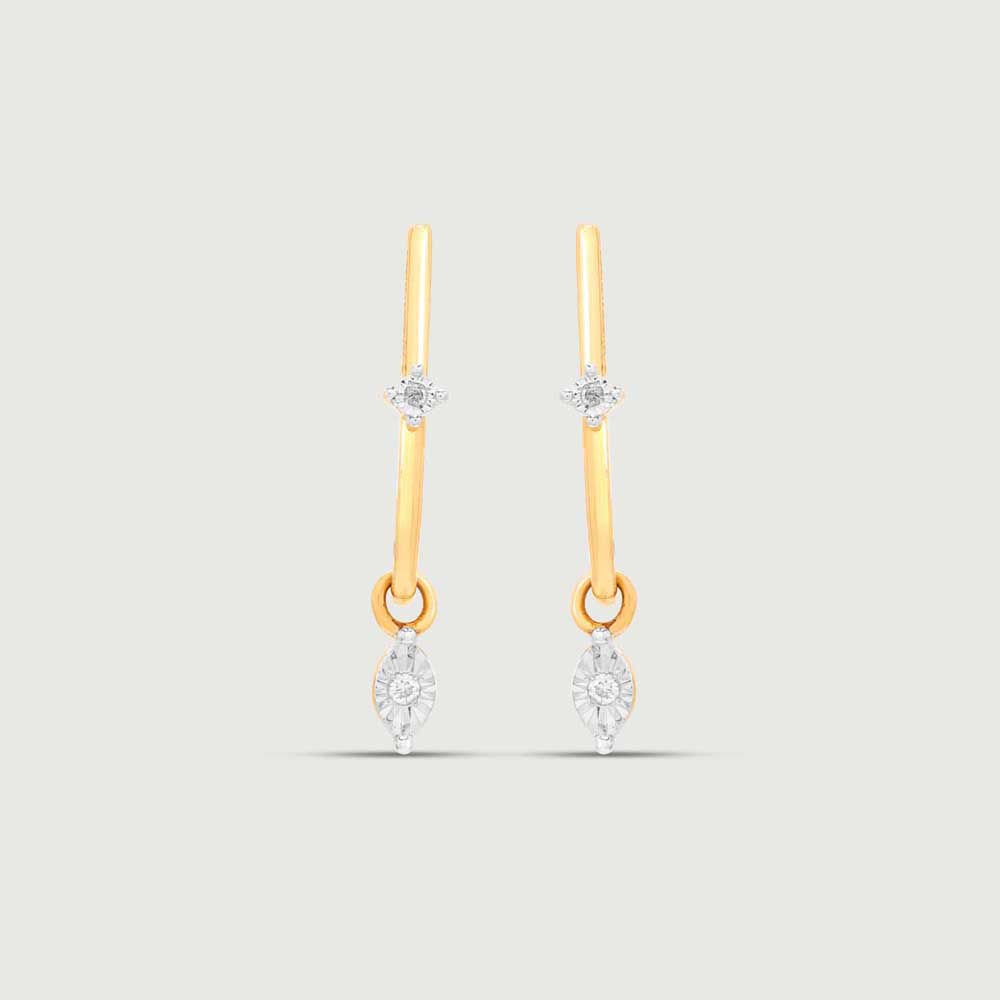 Dainty Blink Diamond Hoop Earrings,,hi-res image number null