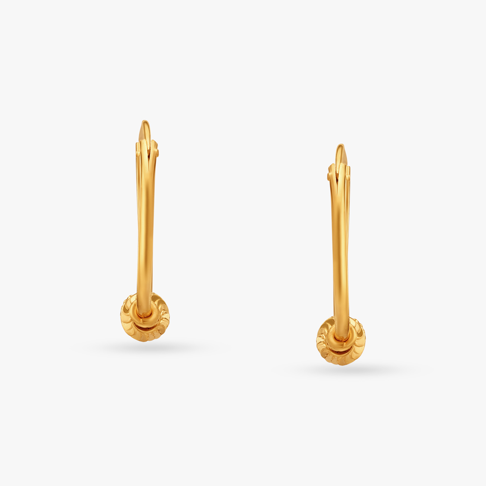 Sophisticated Simplicity Hoop Earrings For Kids,,hi-res image number null
