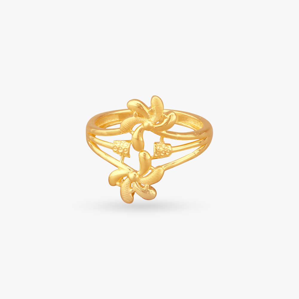 Blossom Vine Gold Ring,,hi-res image number null