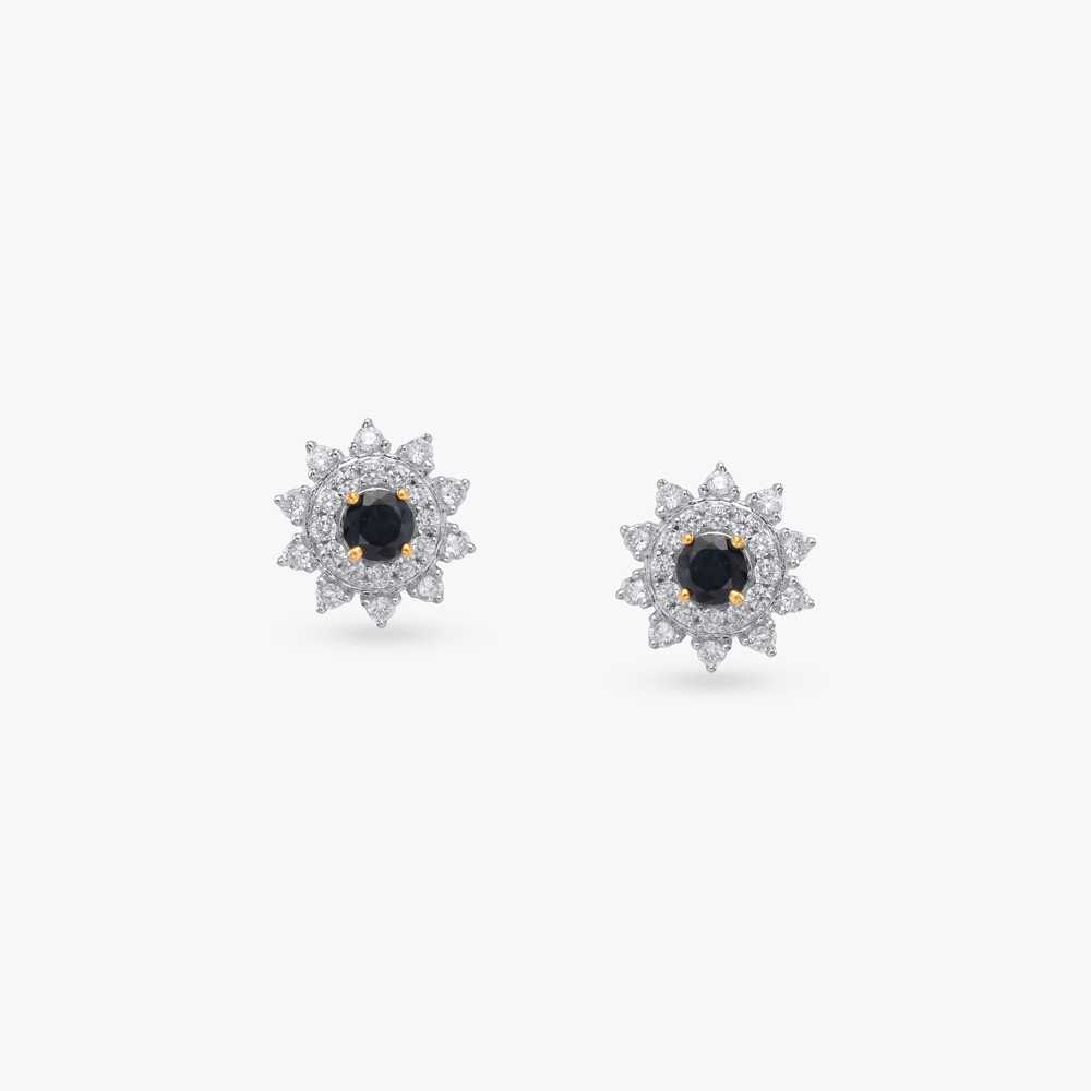 Midnight Halo Diamond Pendant and Earrings Set,,hi-res image number null