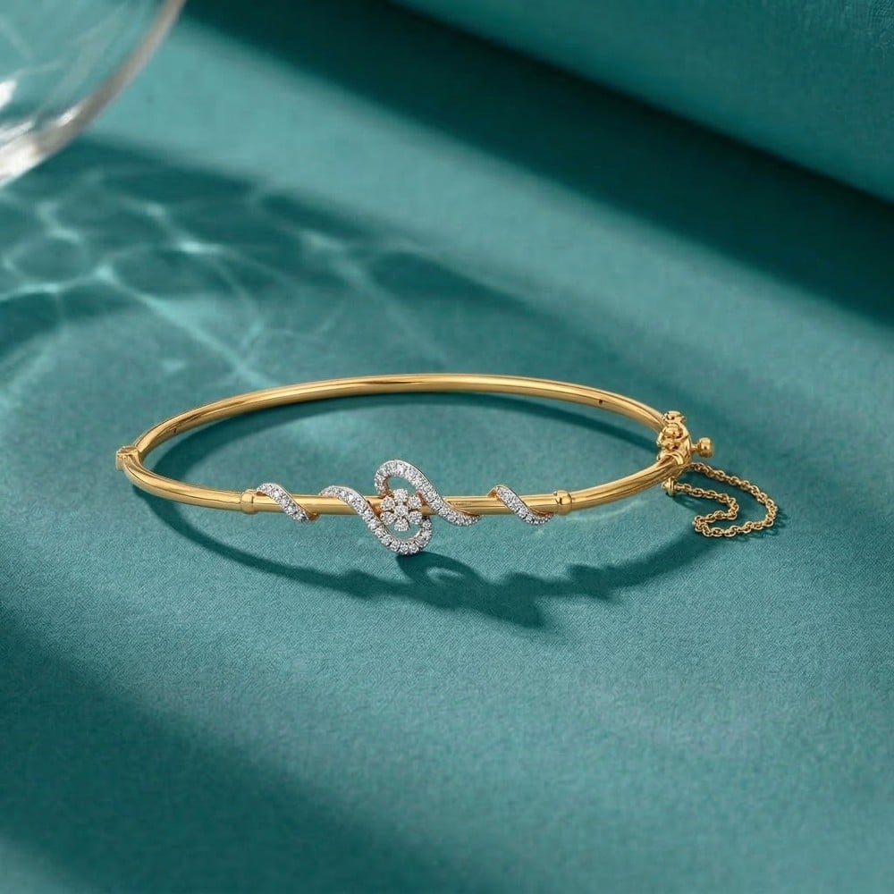 

Radiant Loop Diamond Bangle