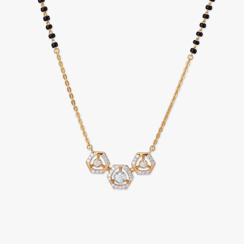 

Hexa Charm Diamond Mangalsutra