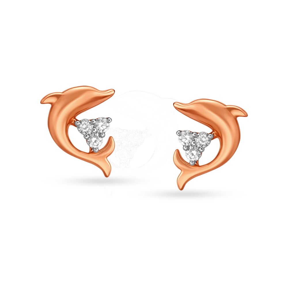 

Dolphin Stud Earrings for Kids