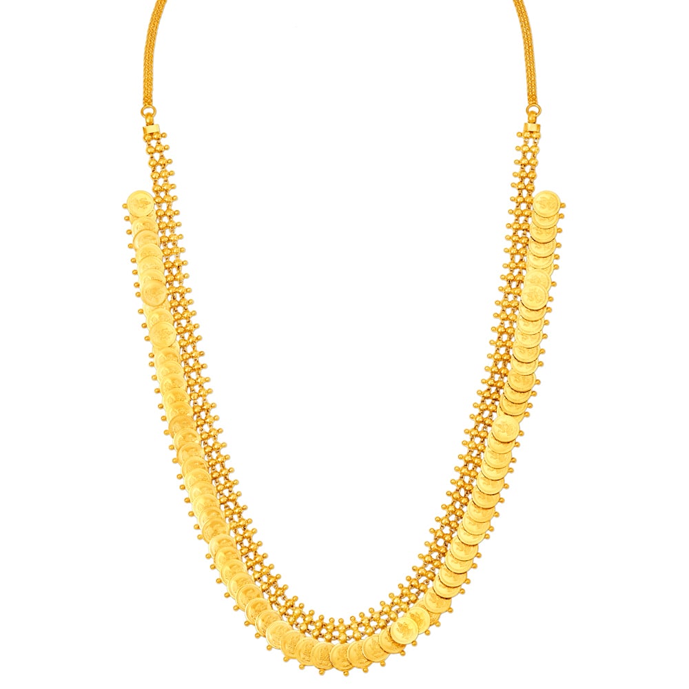 Opulent Gold Lakshmi Kasu Haram,,hi-res image number null