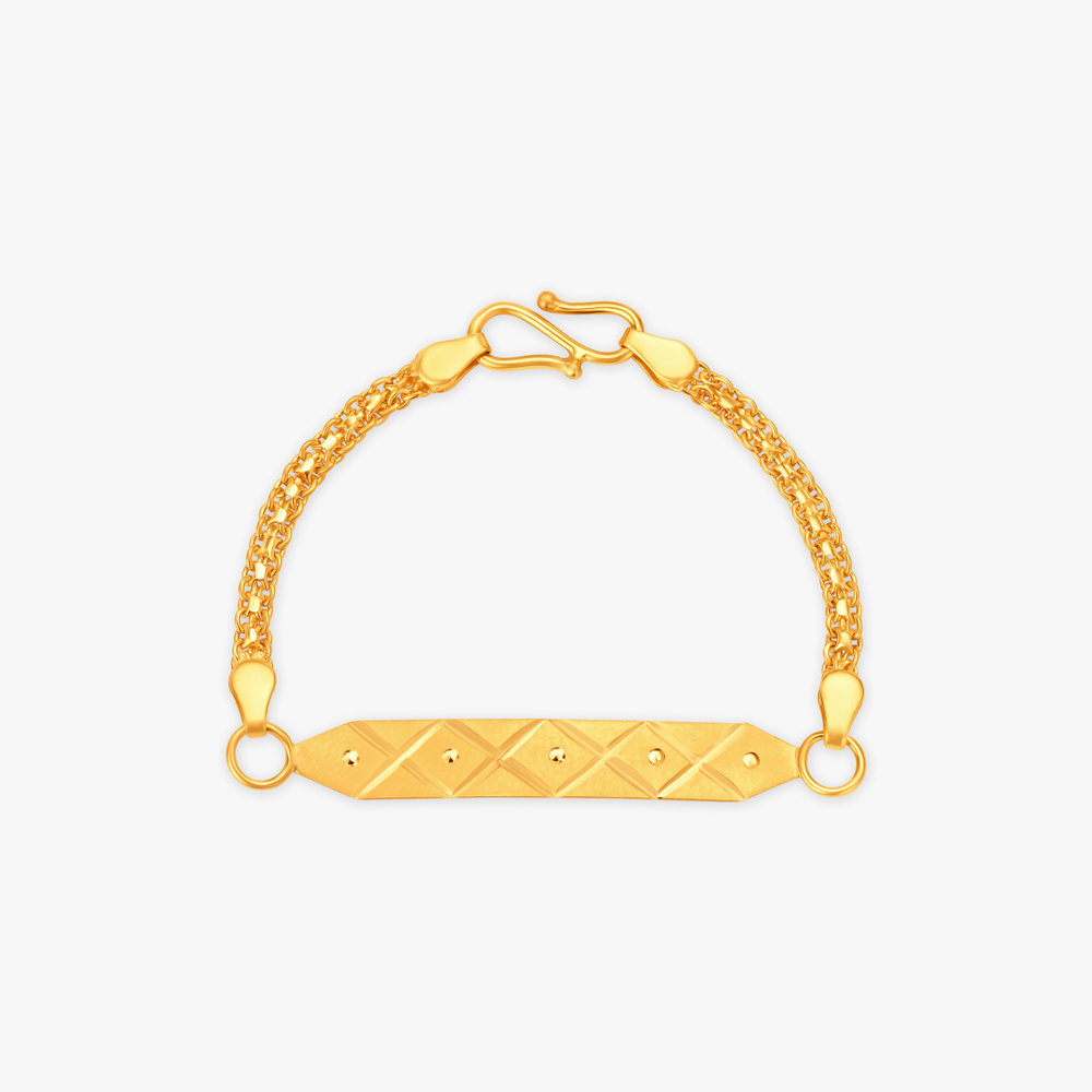 Mia by Tanishq - This lightweight bracelet will help you get through the  day by keeping all the negativity at bay. A timeless design with an evil  eye charm. This can also