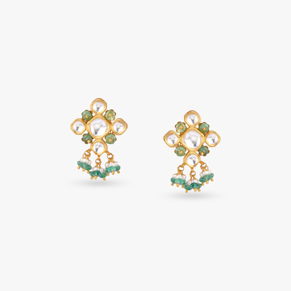 Verdant Rivulet Gold Necklace Set,,hi-res image number null