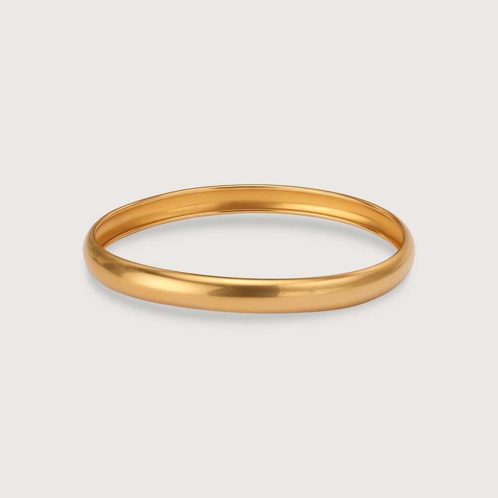 22KT Yellow Gold Sublime Minimal Bangles,,hi-res image number null
