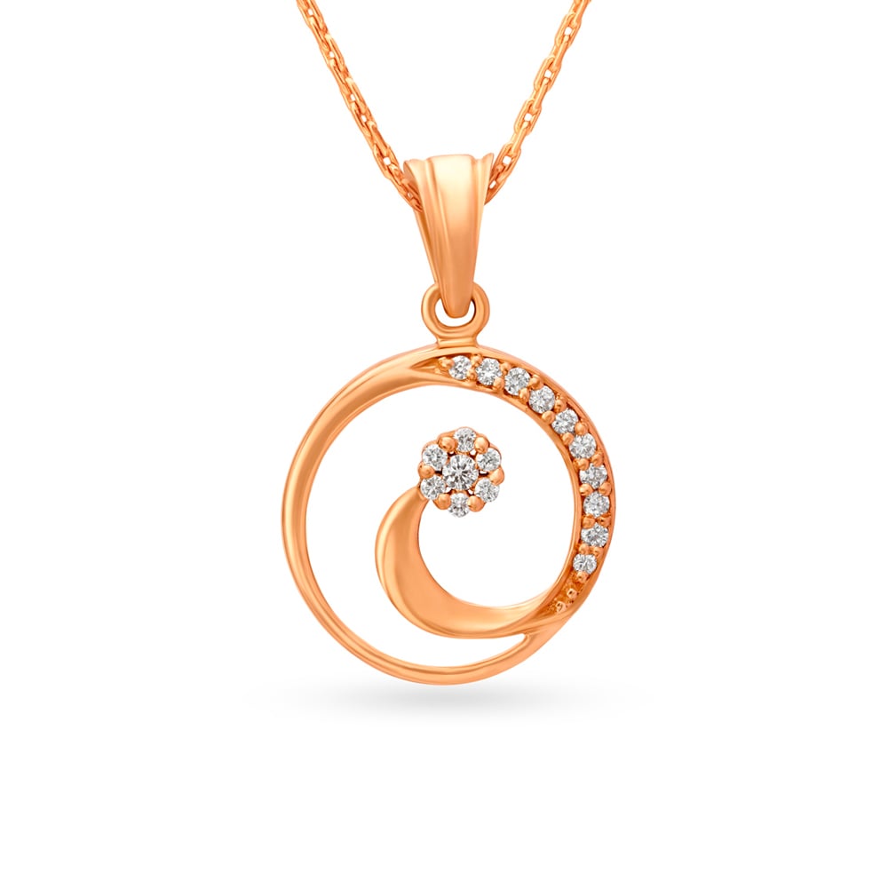 Royal Gold Diamond Pendant,,hi-res image number null