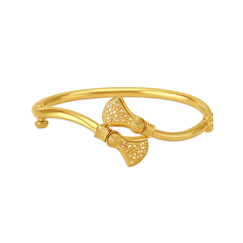 Splendid Filigree Work Gold Bangle,,hi-res image number null