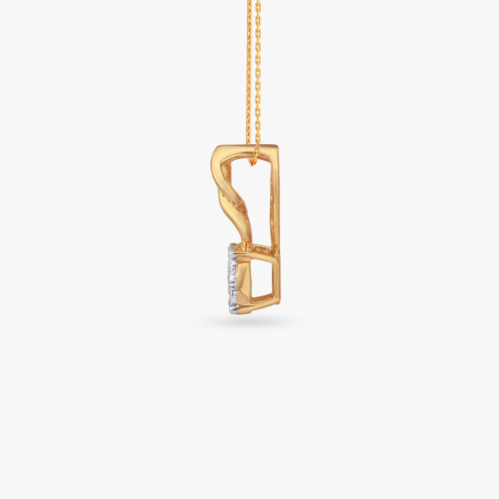 Interlock Glow Diamond Pendant,,hi-res image number null