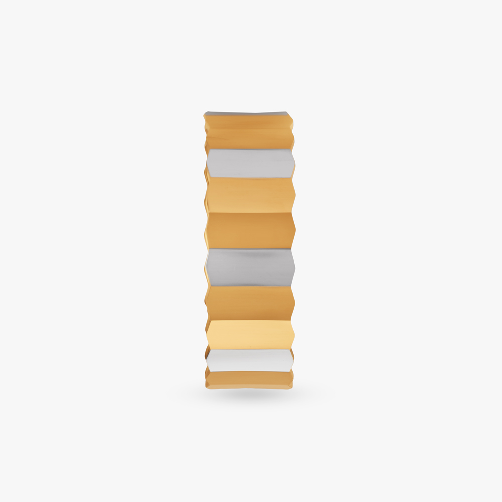 Chevron Link Gold Ring,,hi-res image number null
