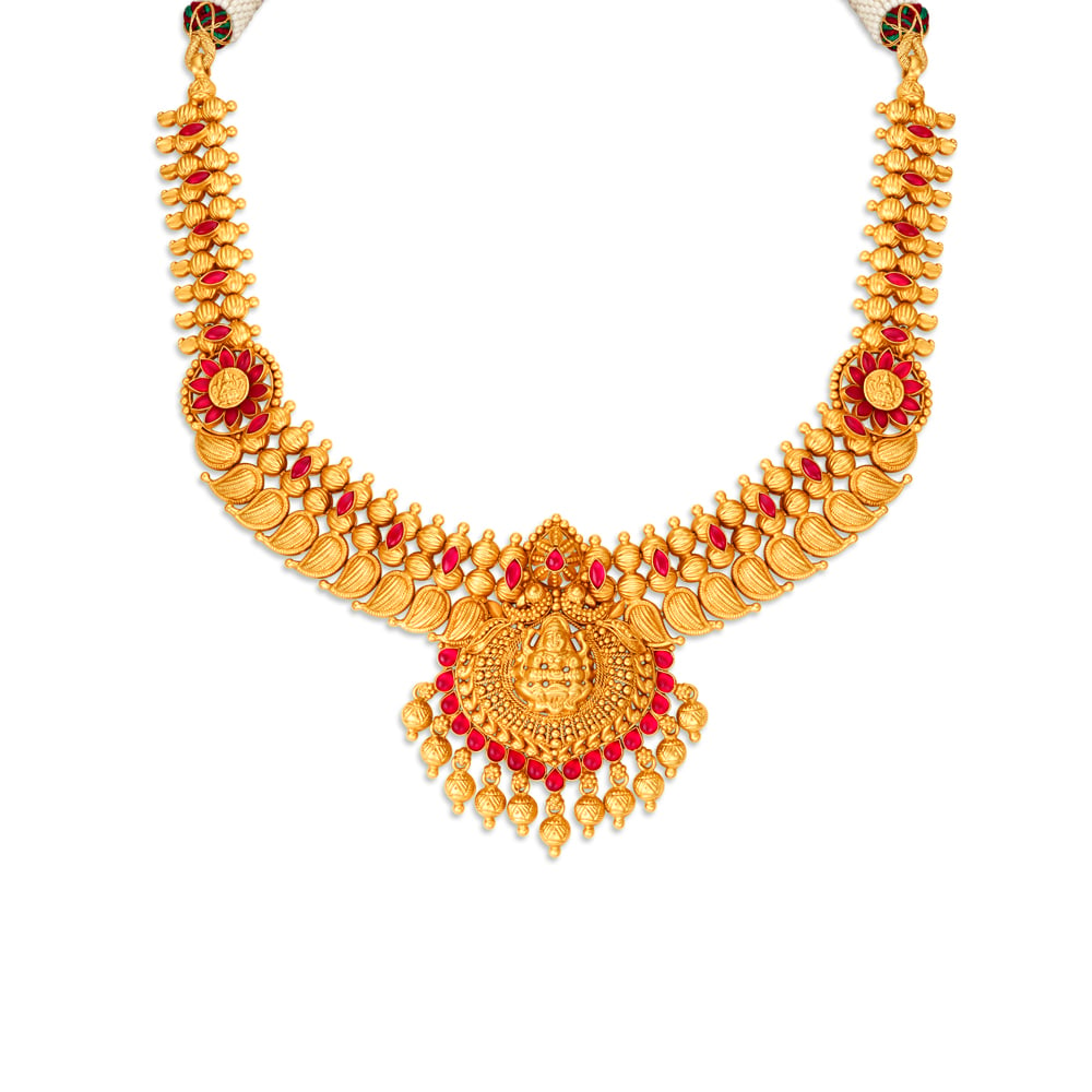 Traditional Exquisite Kemp Set Gold Necklace
