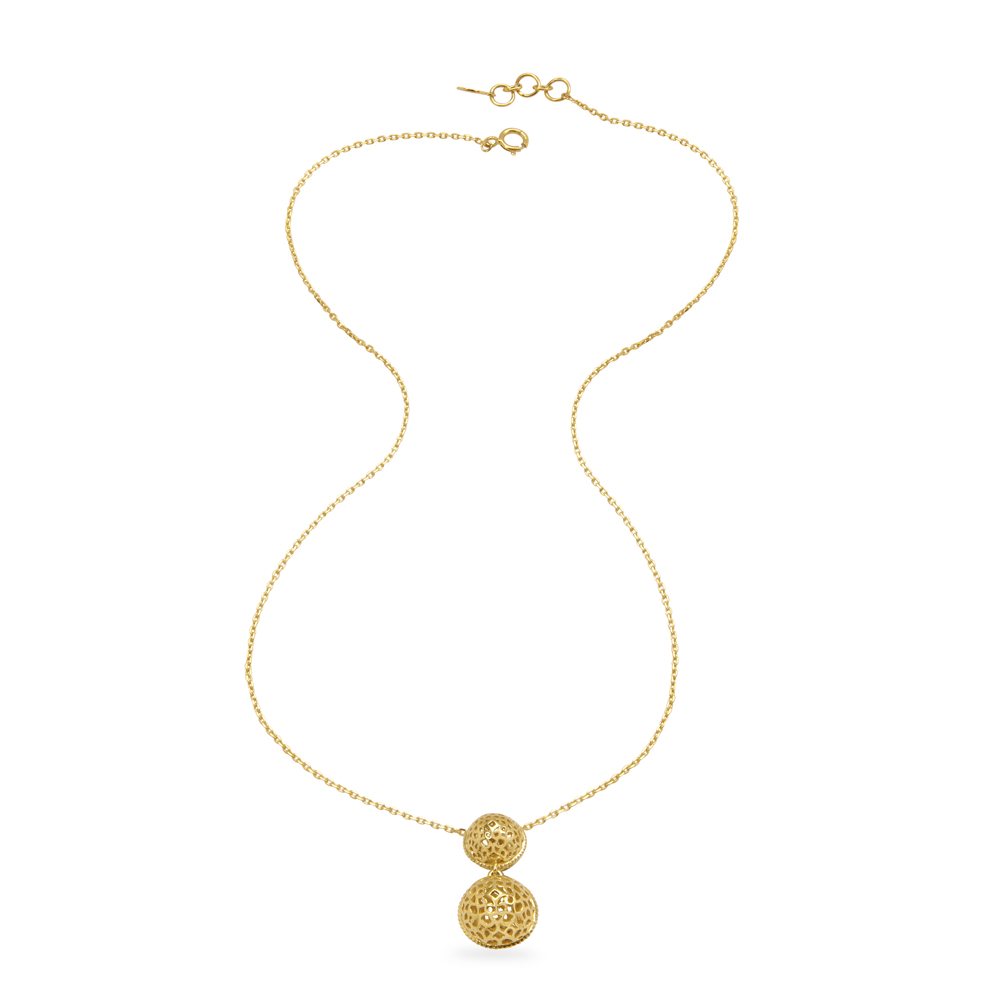 14KT Yellow Gold Queen Necklace