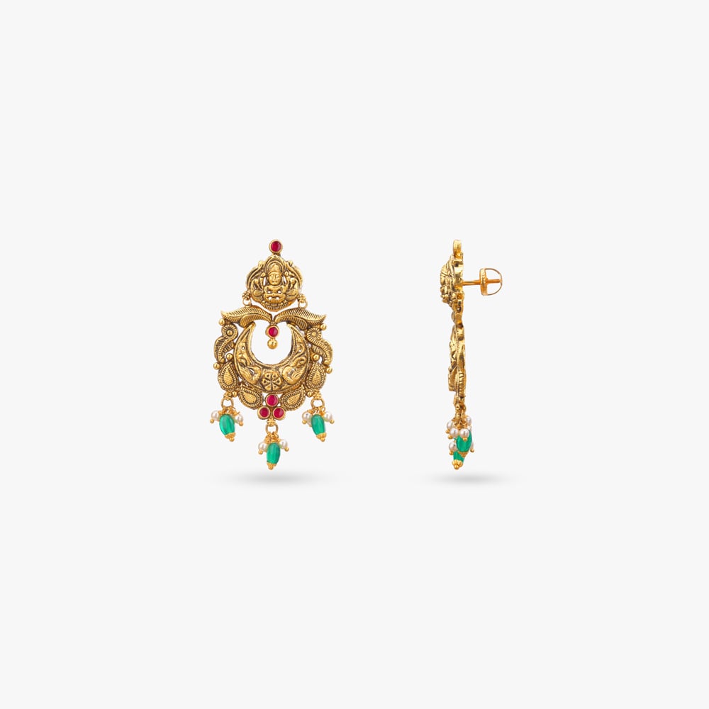Divine Triveni Gold Jewellery set,,hi-res image number null