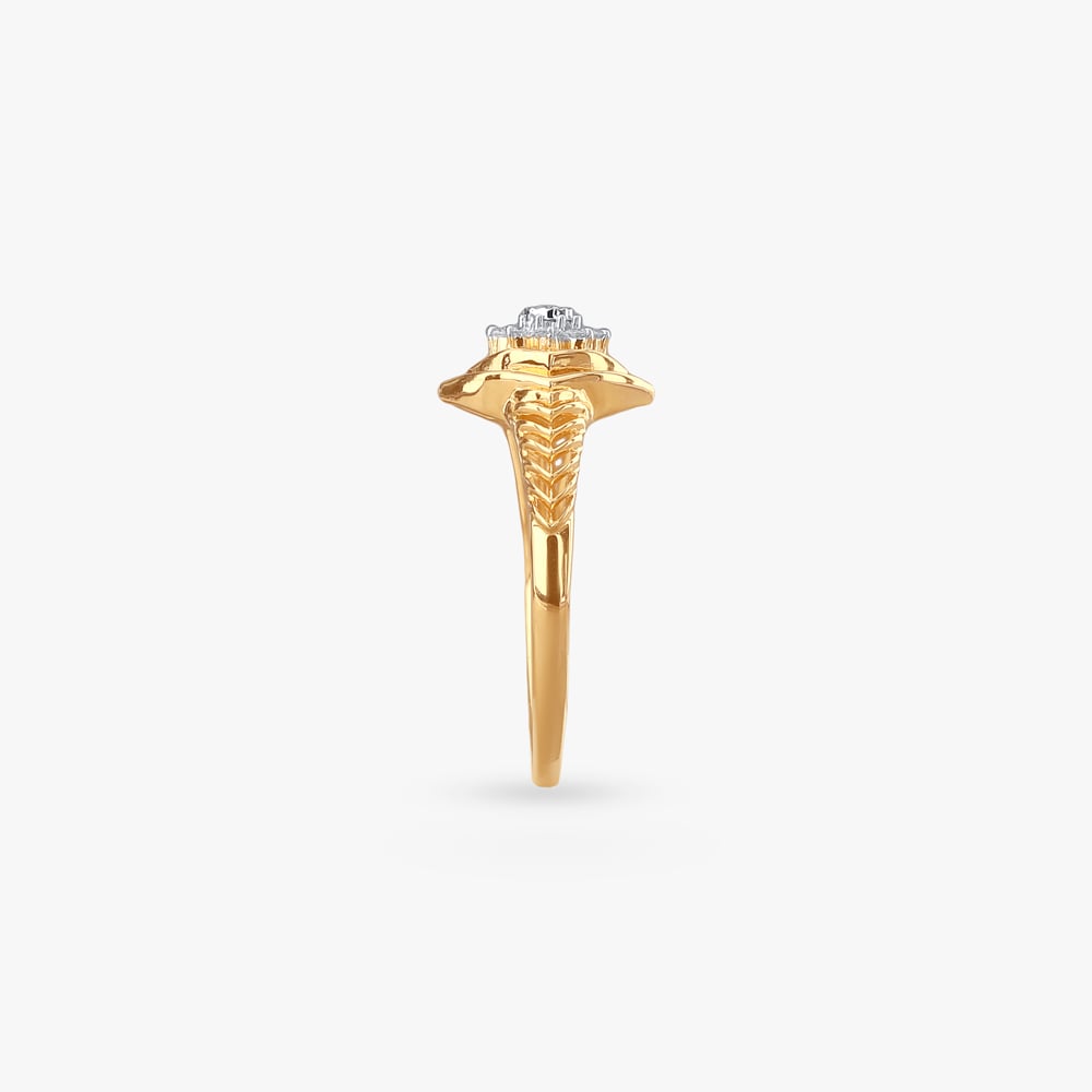 Floral Hexa Diamond Ring,,hi-res image number null