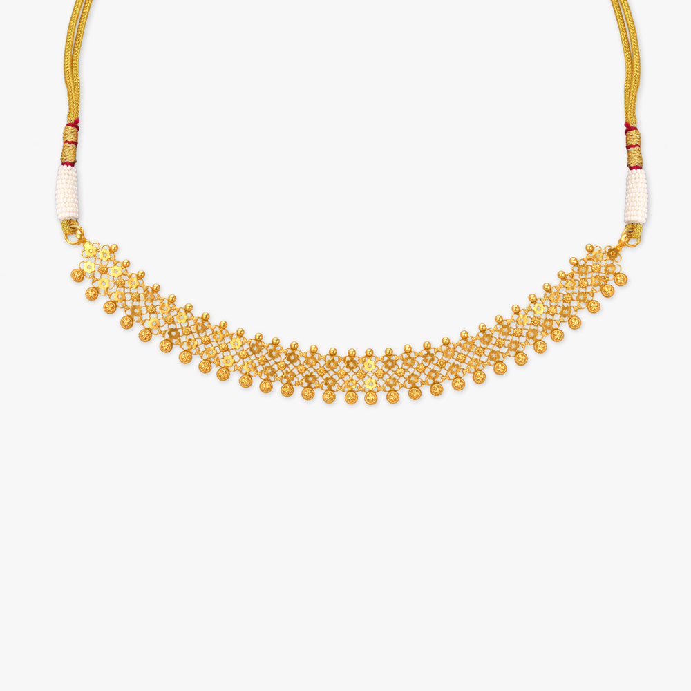 Regal Radiance Gold Necklace Set,,hi-res image number null
