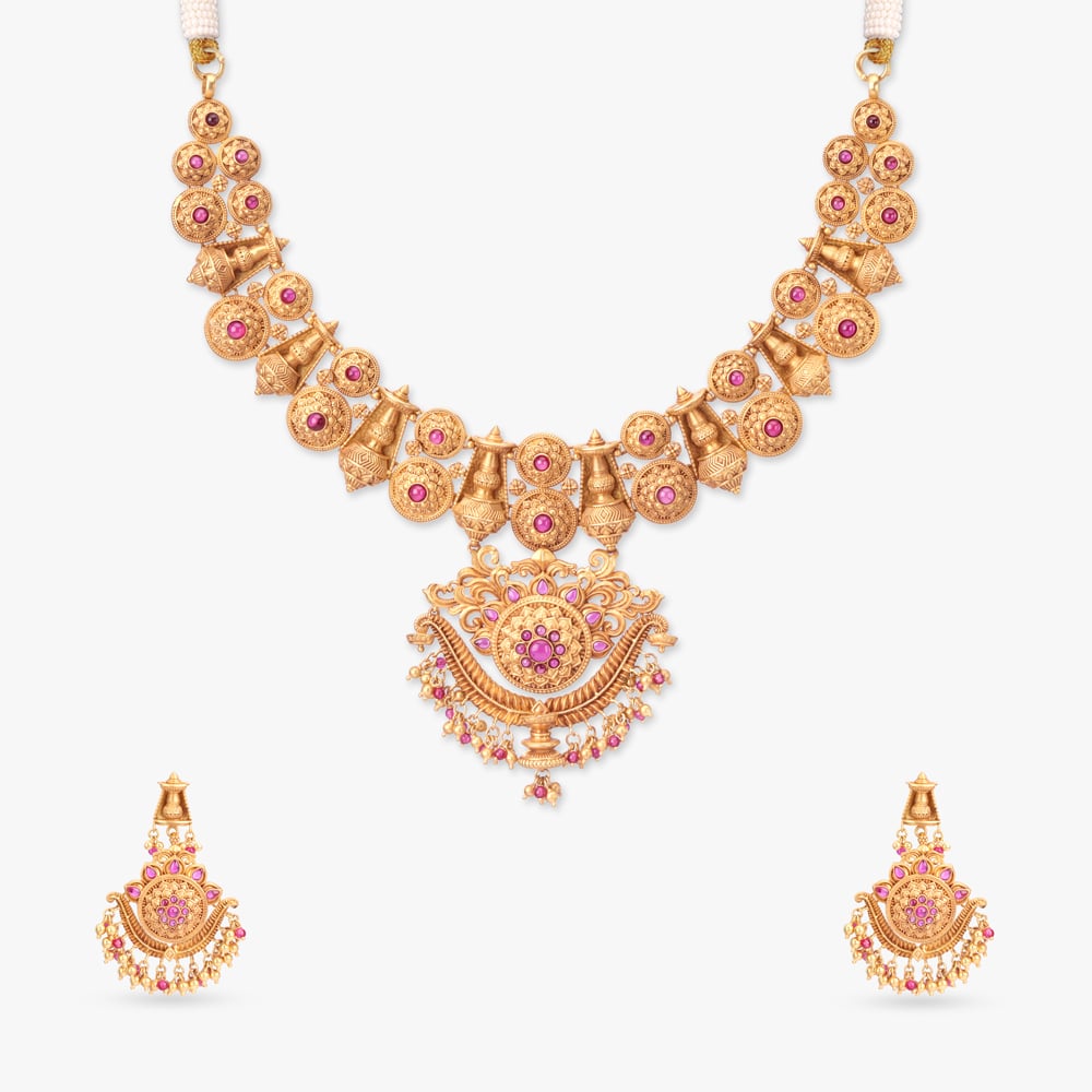 Divine Bloom Necklace set,,hi-res image number null