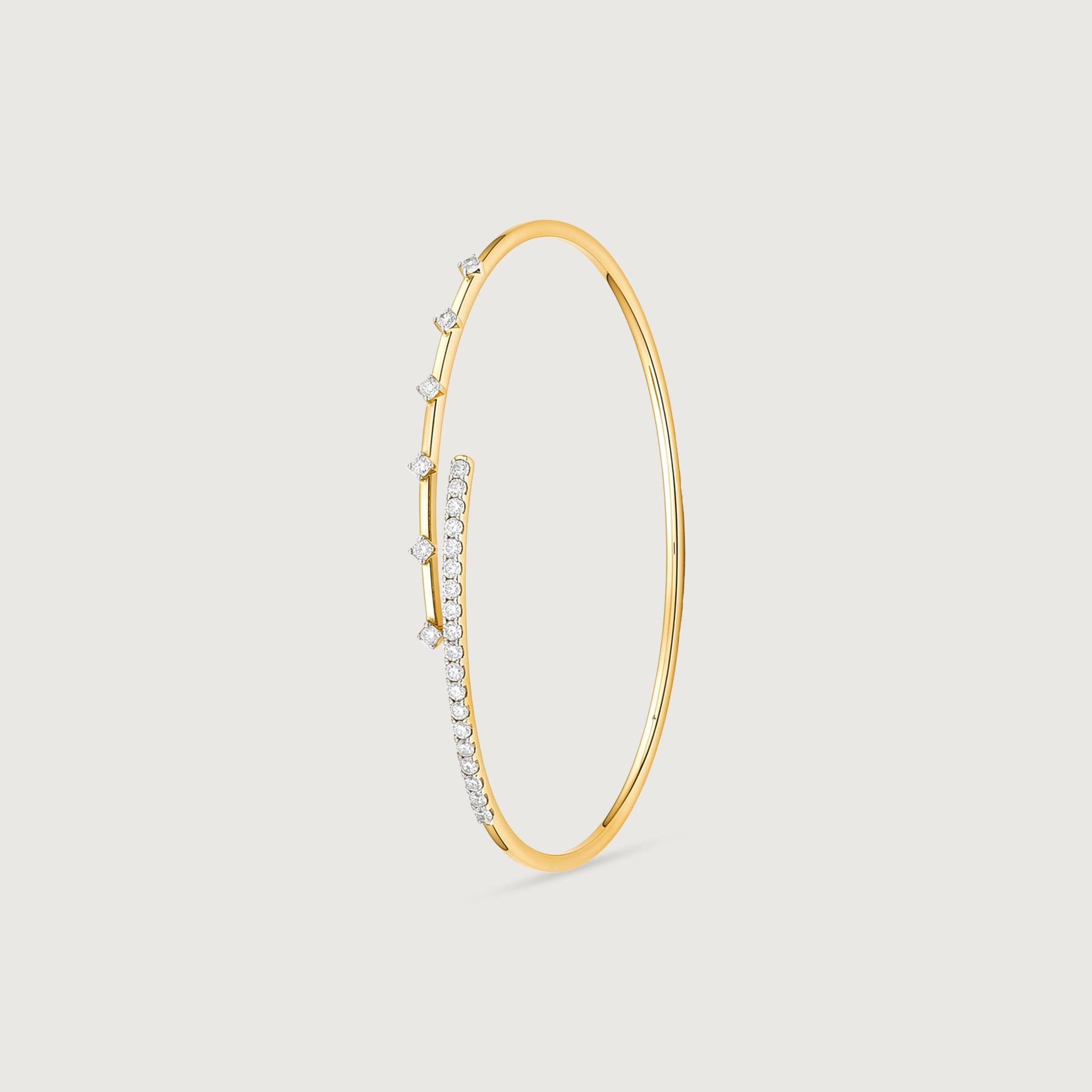 Sleek Balance Diamond Bangle,,hi-res image number null