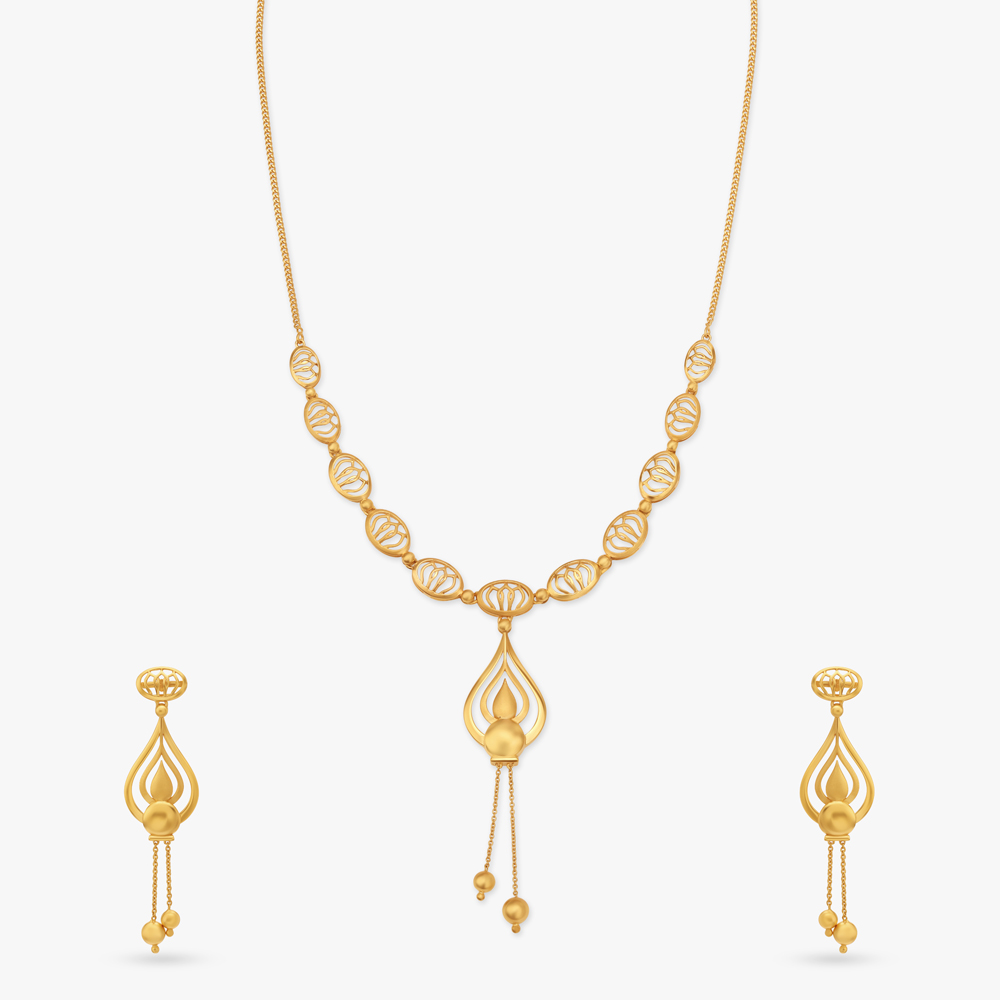 Flaming Glory Necklace Set,,hi-res image number null