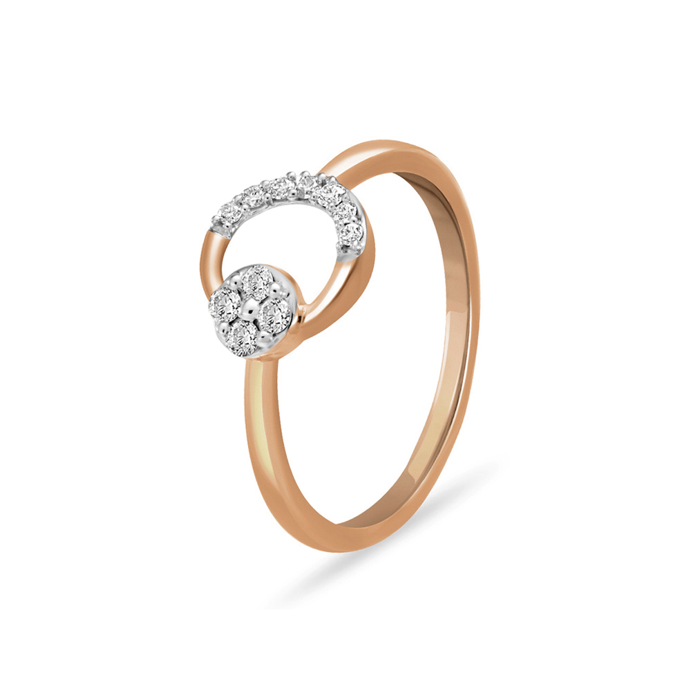 18 KT Elegant Rose Gold Ring