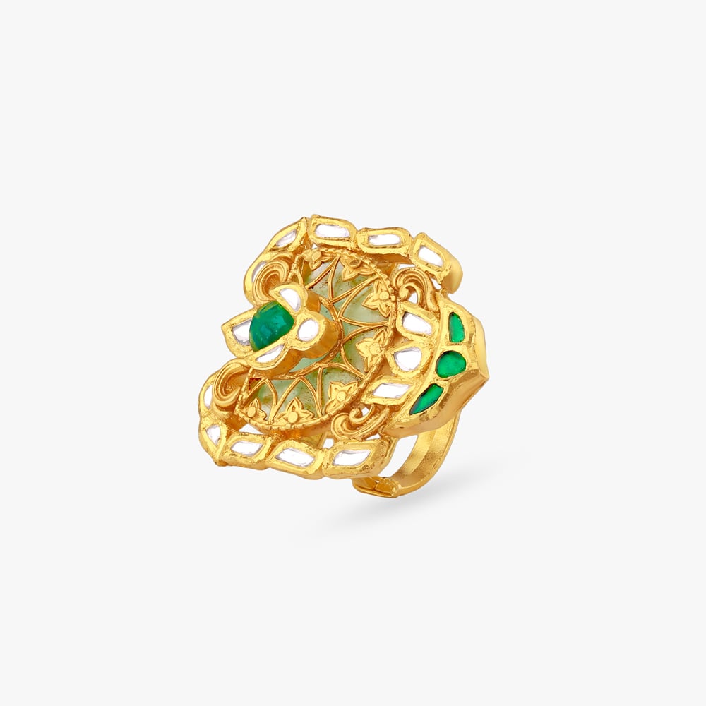 

Whispering Garden Gold Ring