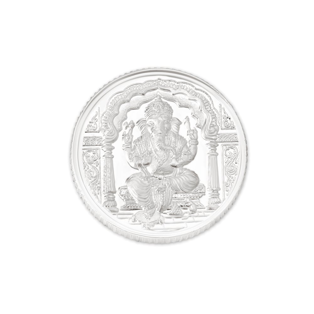 Traditional Ganesha 10 Gram 999 Purity Silver Coin