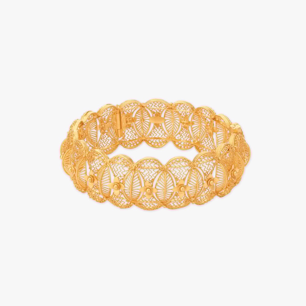 Phool Rekha Choor Gold Bangles,,hi-res image number null