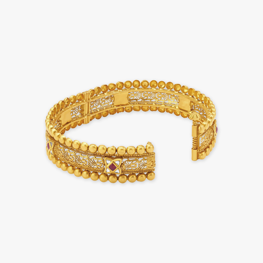 Regal Filigree Gold Bangle,,hi-res image number null