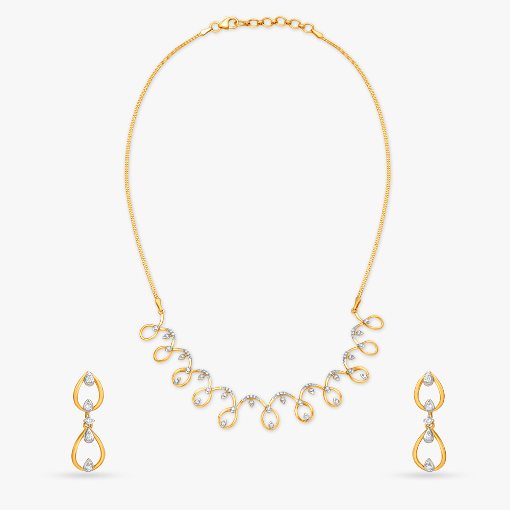Imperial Diamond Necklace Set,,hi-res image number null